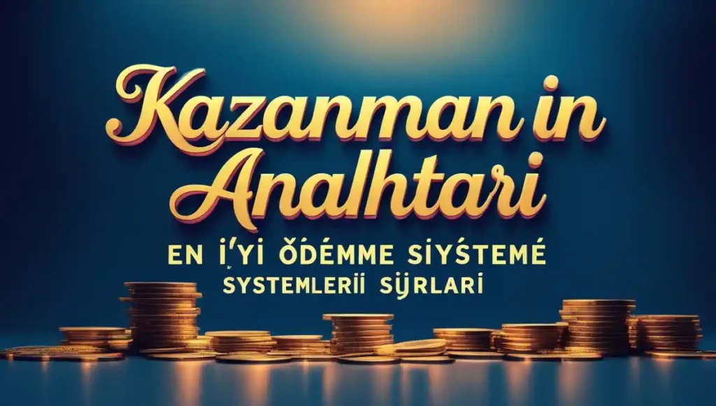 Kazanmanın Anahtarı: En İyi Ödeme Sistemleri Sırları ödeme sistemleri